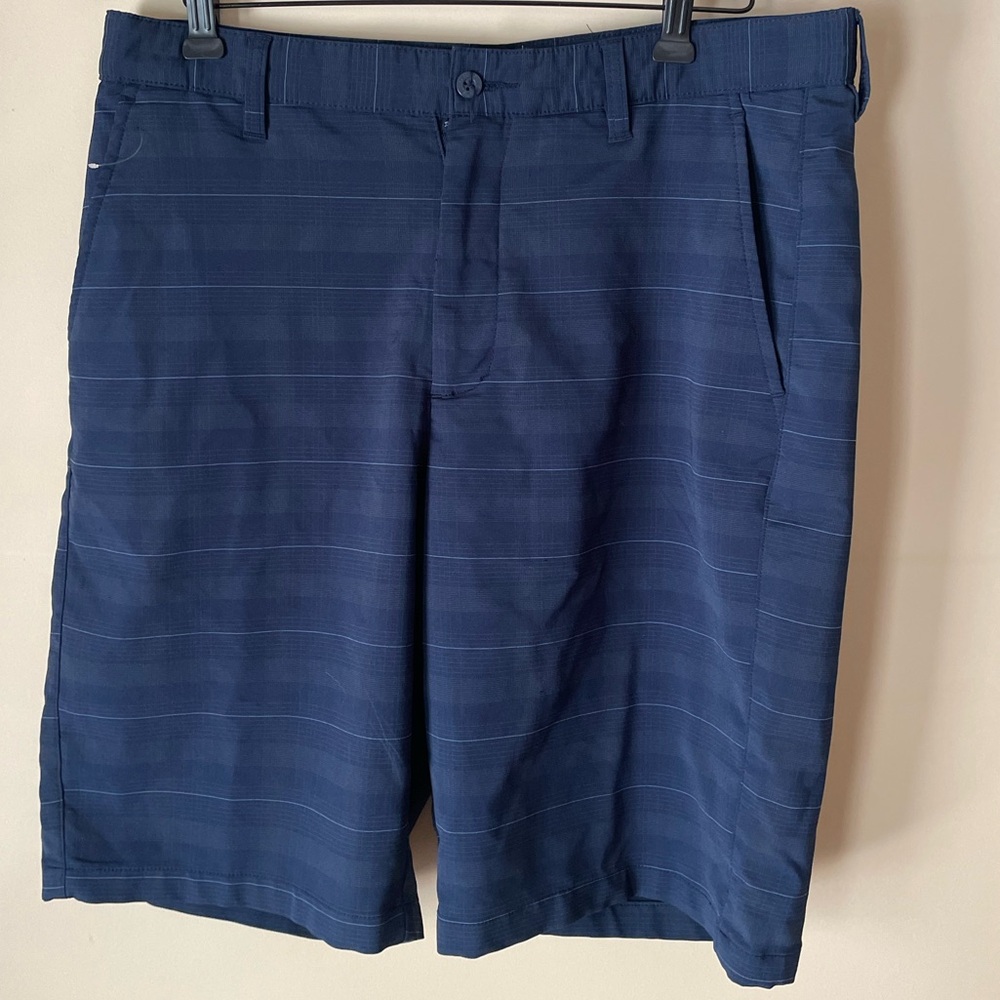 Sunice Men’s Blue Plaid Shorts Size 34